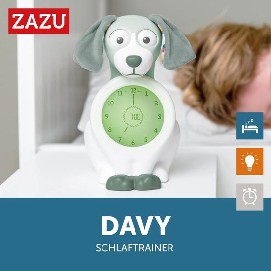 Kinderwekker Hond - Slaaptrainer Kind - Kind Leren Slapen - Oogjes Open/Dicht - 1 Stück - Groen — afbeelding 3