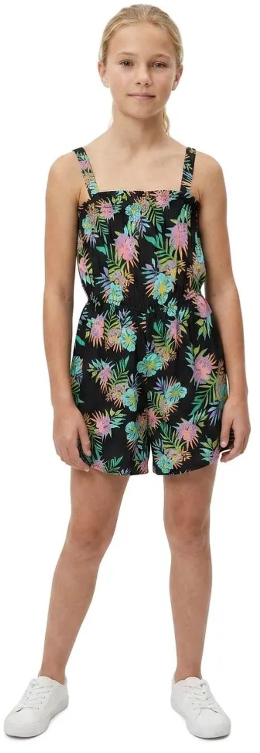 Roxy Playa Baby Printed Mouwloze Romper 4 Years Meisje Antraciet