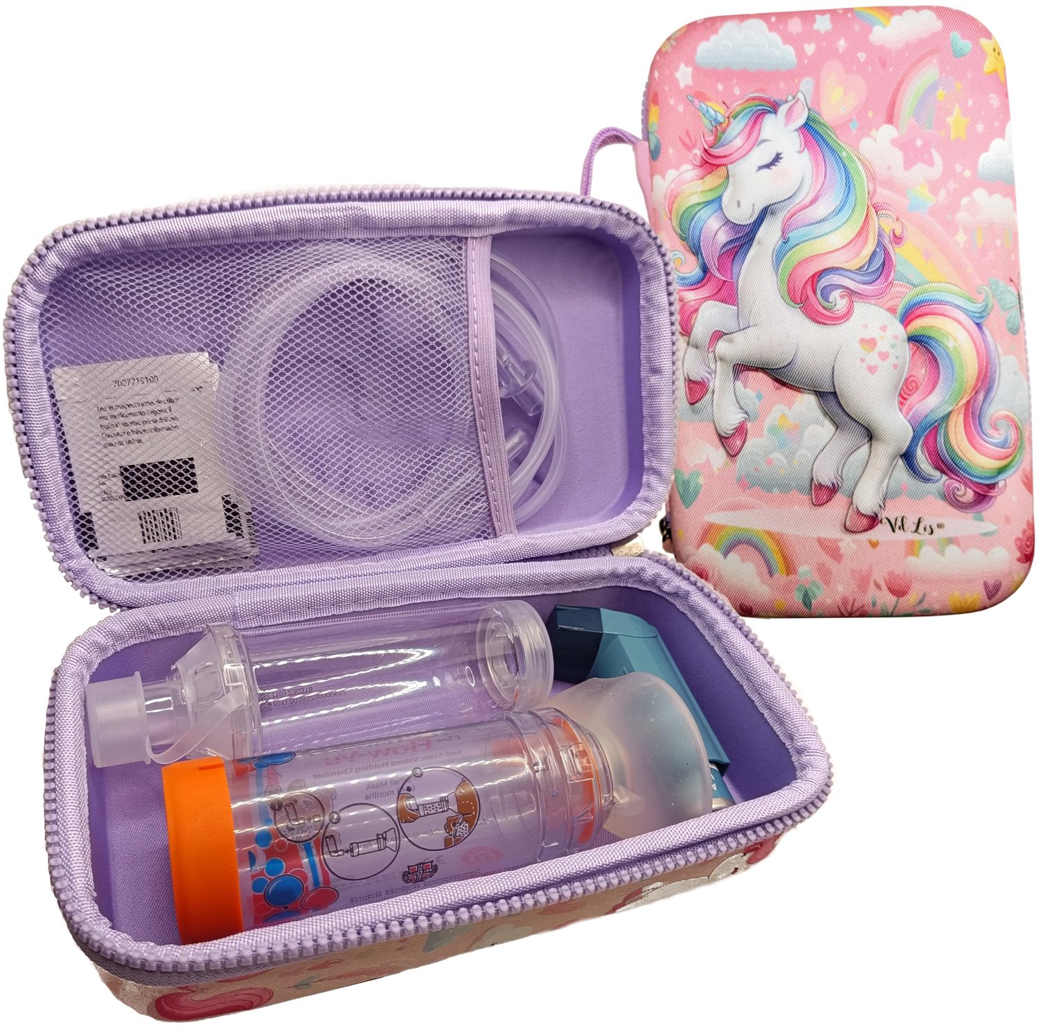 Hard Beschermcase voor Inhalator - Unicorn Design met Ster Handleiding