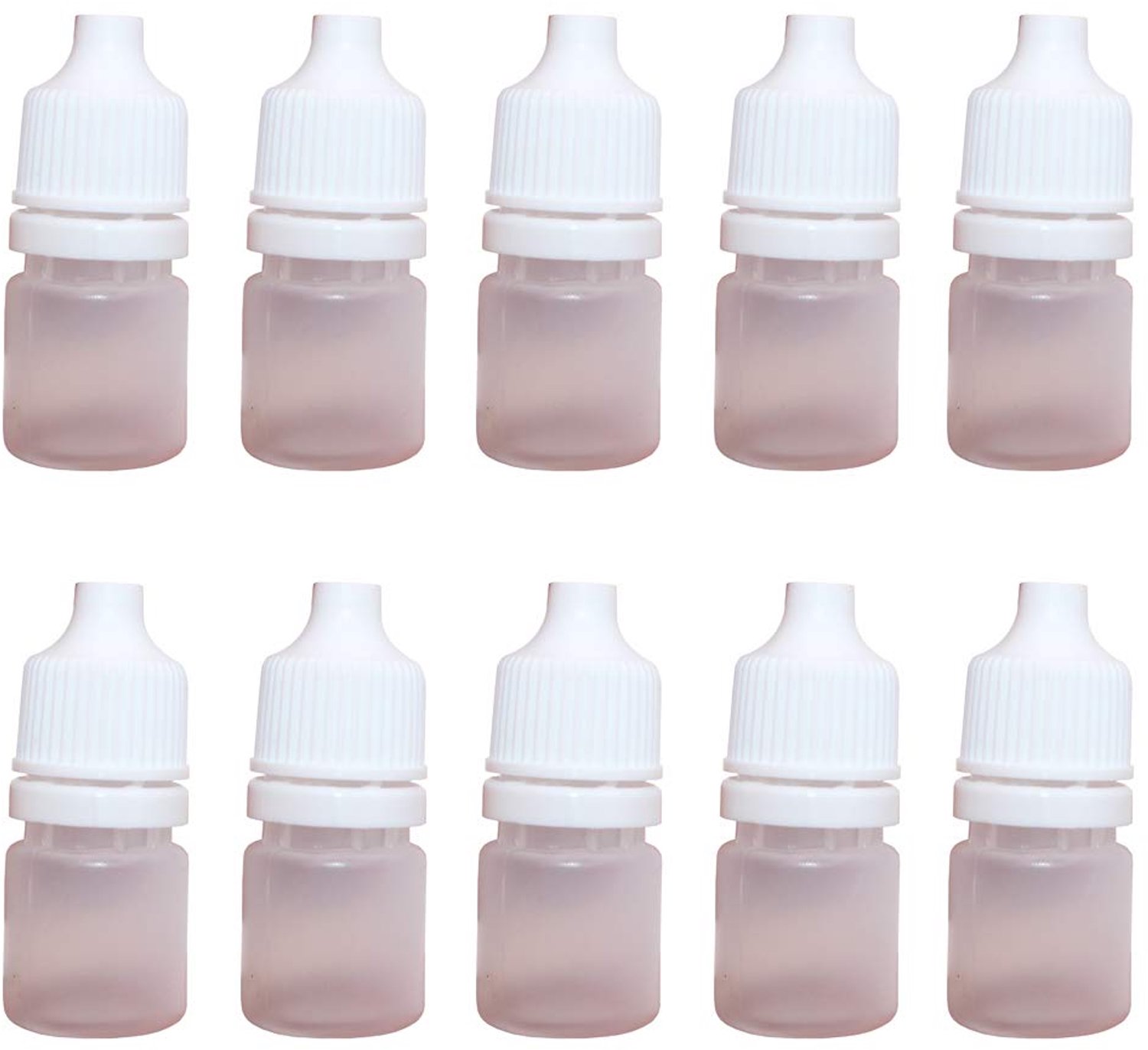Druppelfles 3 ml - Druppelflesjes 50 stuks - Dosing lid - Schroefdop - Kunststof - Geschikt voor oliën en verf - Druppelflesje