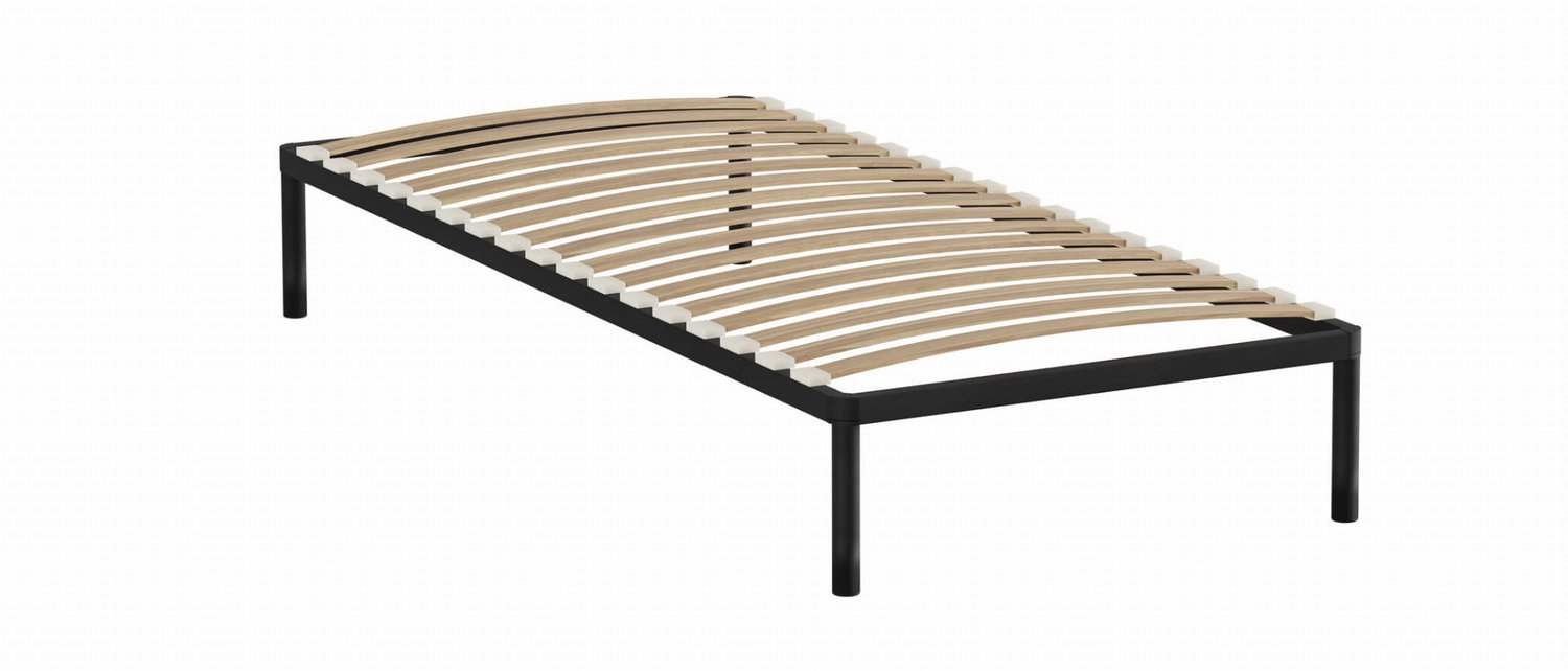 KAVON Metalen Lattenbodem - 80 x 200 cm - 24 Berkenhouten Latten - Hotelkwaliteit