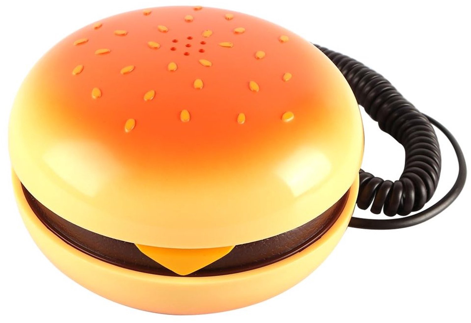 Vaste Telefoon Creatief Hamburgervormig Ontwerp - Decoratief Gebruik - Eenvoudige Functionaliteit - Duurzame Constructie - Antislip Voetjes - Levendige Kleuren - Decoratieve Telefoon