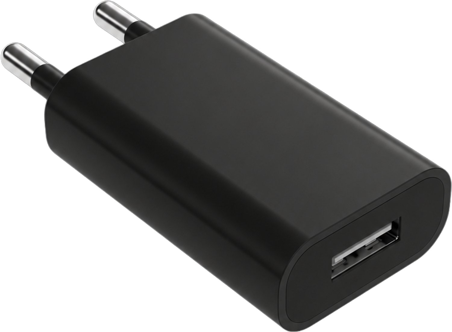 YSONIC Oplader - Universele Lader - USB A Poort Adapter - Type A Stekker - Geschikt voor Smartphones - Zwart