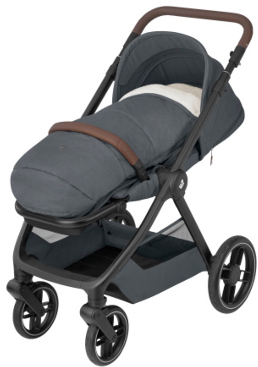 Maxi-Cosi Accessoireset voor Oxford Kinderwagen - Voetenzak, Luierrugzak, Bekerhouder, Autostoeladapters, Regenhoes - Twillic Graphite – foto 6