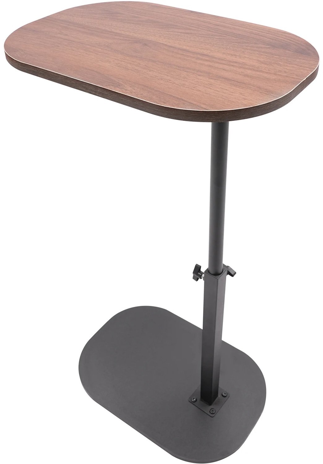 Lamor Bijzettafel - Bijzettafels - Tafel - Tafels - Salontafel - Salontafels - Verstelbaar - Bruin - Verstelbare hoogte 40-80 cm