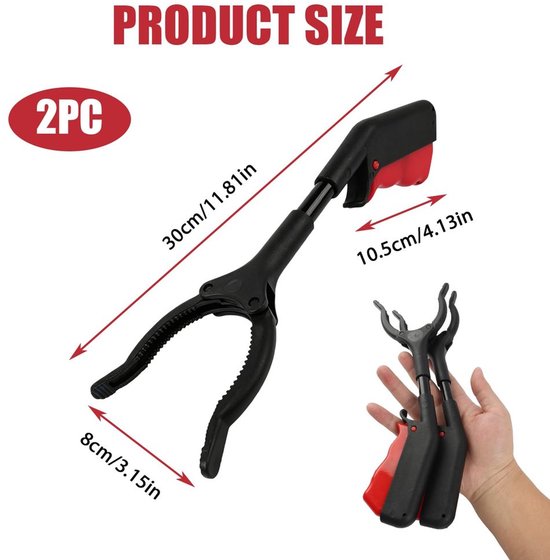 Set van 2 Robuuste Afvalpincetten van 30 cm — afbeelding 5