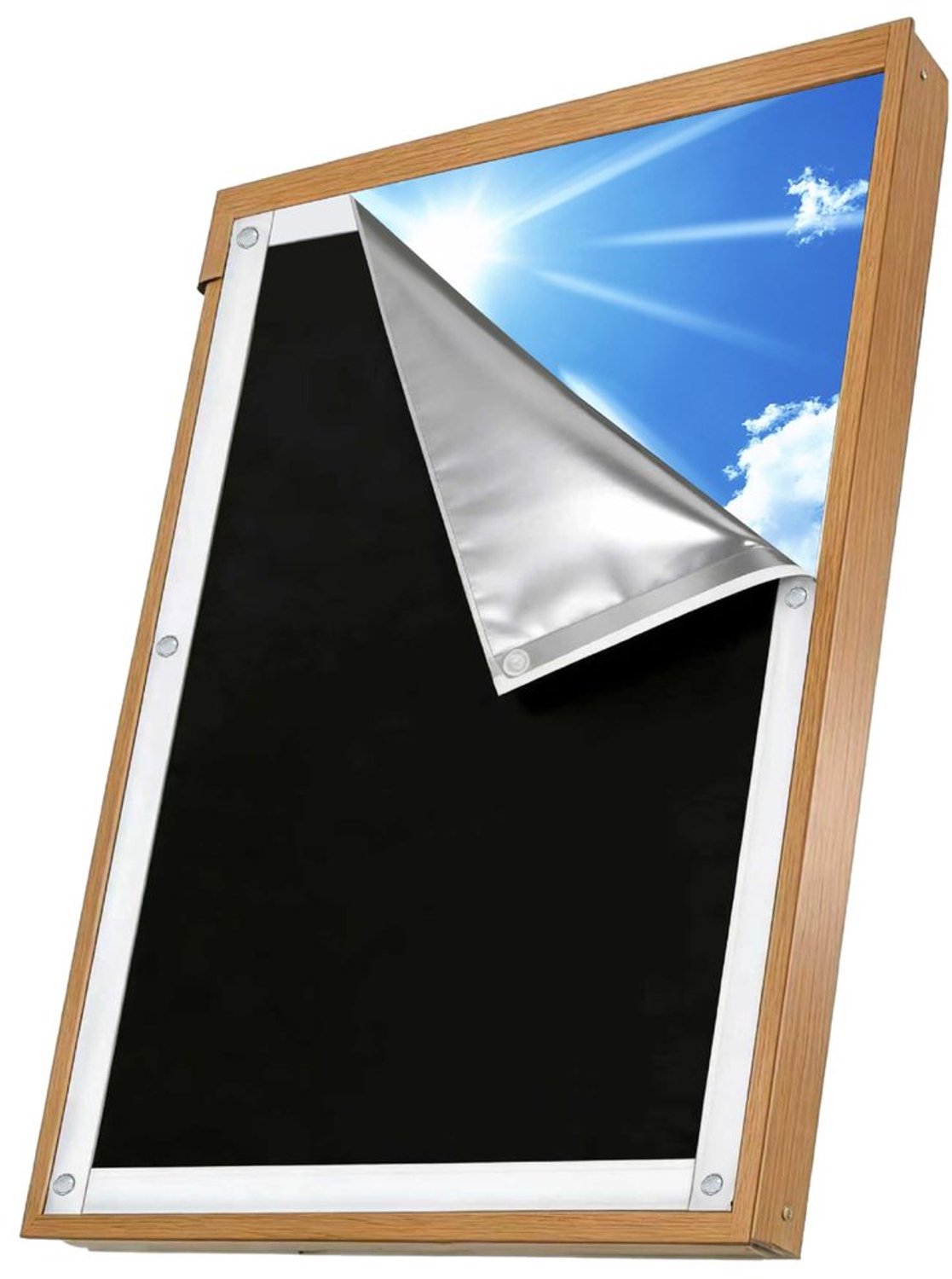 Thermal Roller Blind voor Dakramen - Zwart, UV en Warmtebescherming