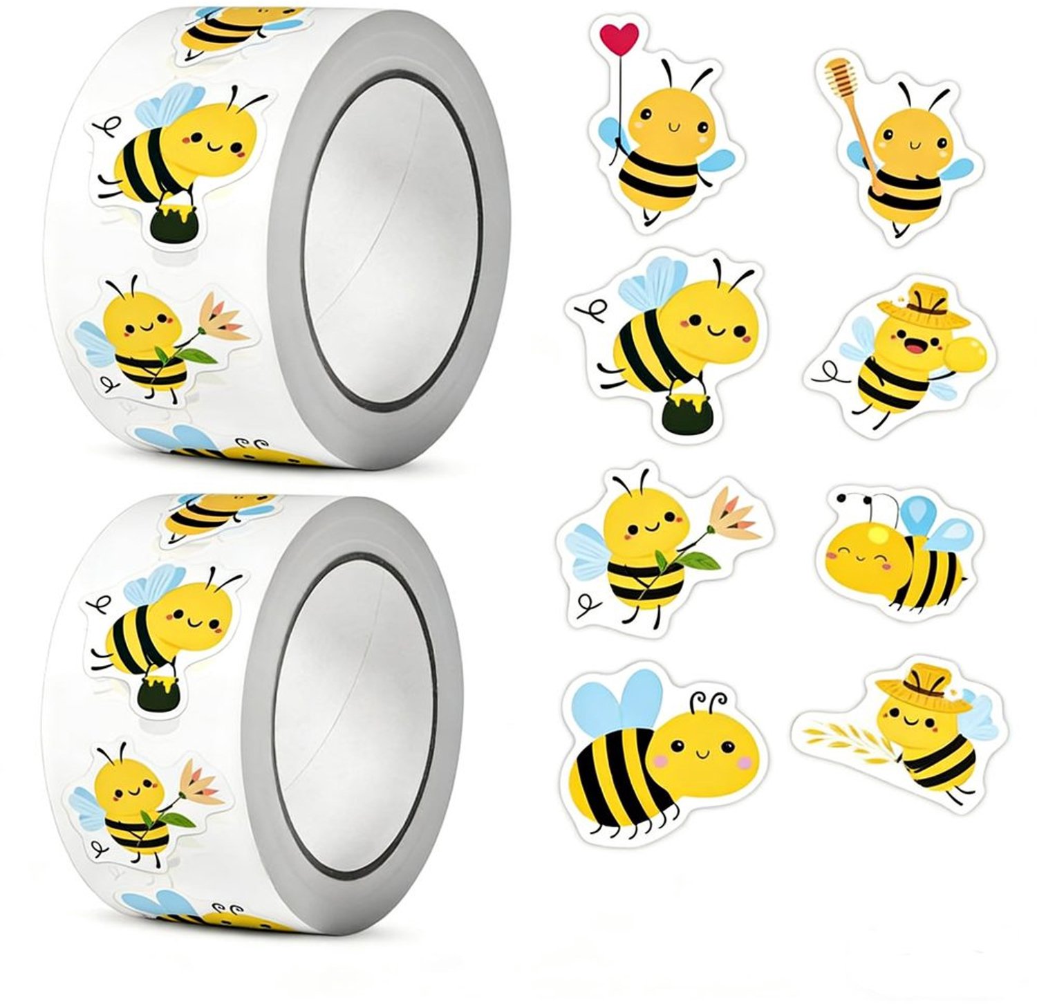 Set van 1000 Bijenstickers voor Kinderen