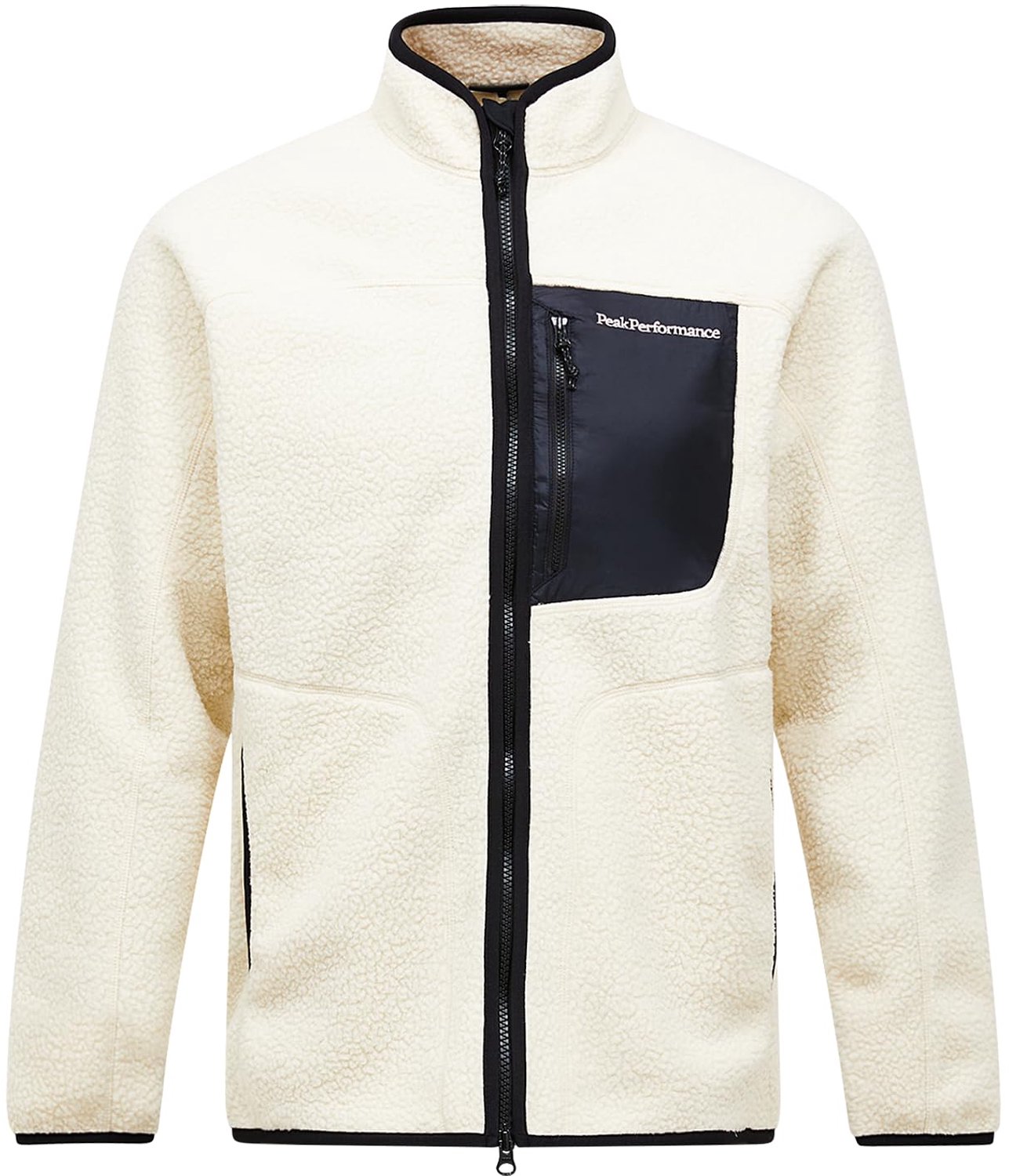 Peak Performance NatureRush Pile Ritsjack Pilefleece Zwart