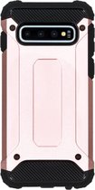 iMoshion Rugged Xtreme Backcover Samsung Galaxy S10 hoesje - Rosé Goud