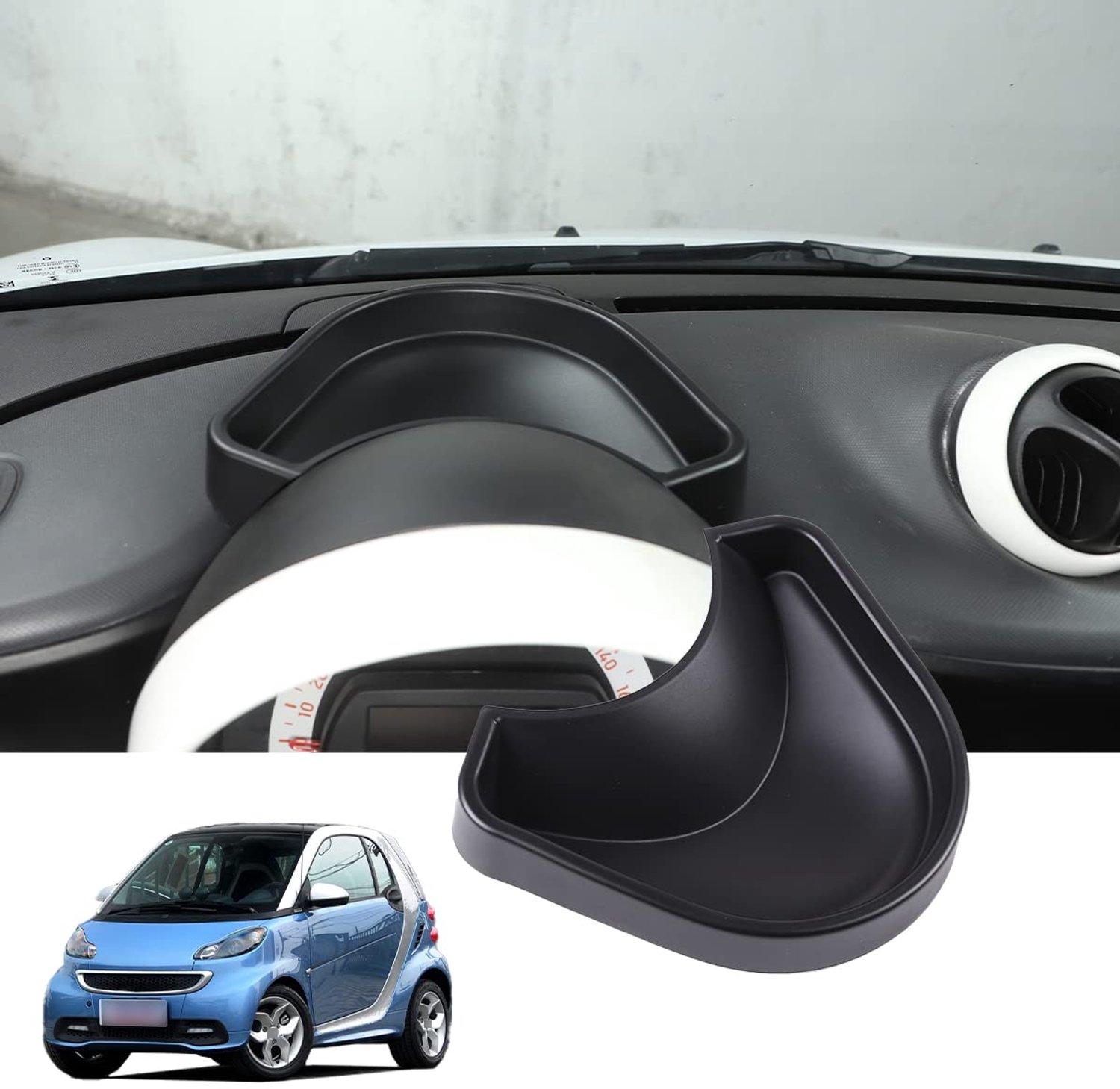 Dashboardopbergbak voor Smart 453 - Voor Fortwo en Forfour 2009-2015