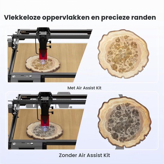 Laser Air Assist voor Ray5 20 W – bevat AC-luchtpomp (230 V) en slang voor optimaal lasersnijden en graveren — afbeelding 4