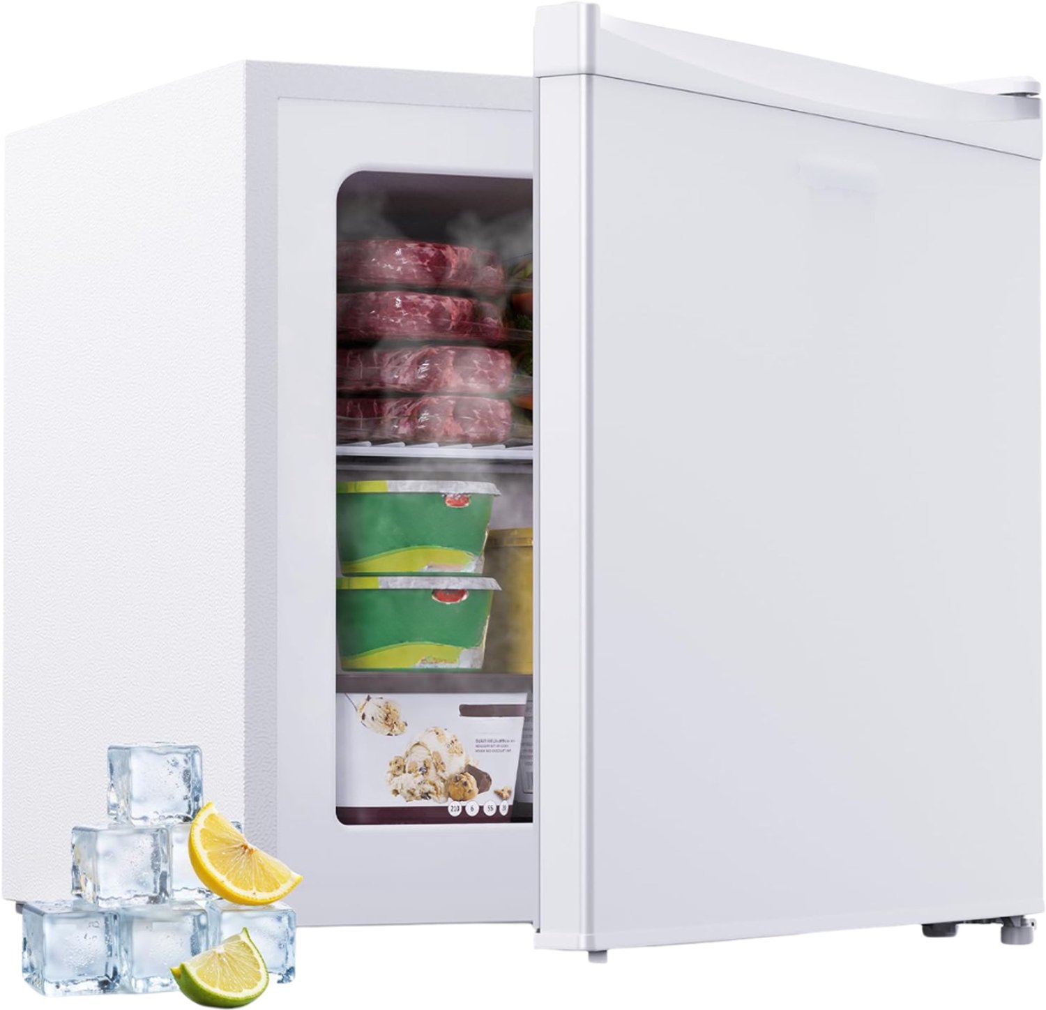 Supplies VH Supplies® Mini Vriezer - Kleine Diepvrieskast - Vrieskist - 35L - Wit