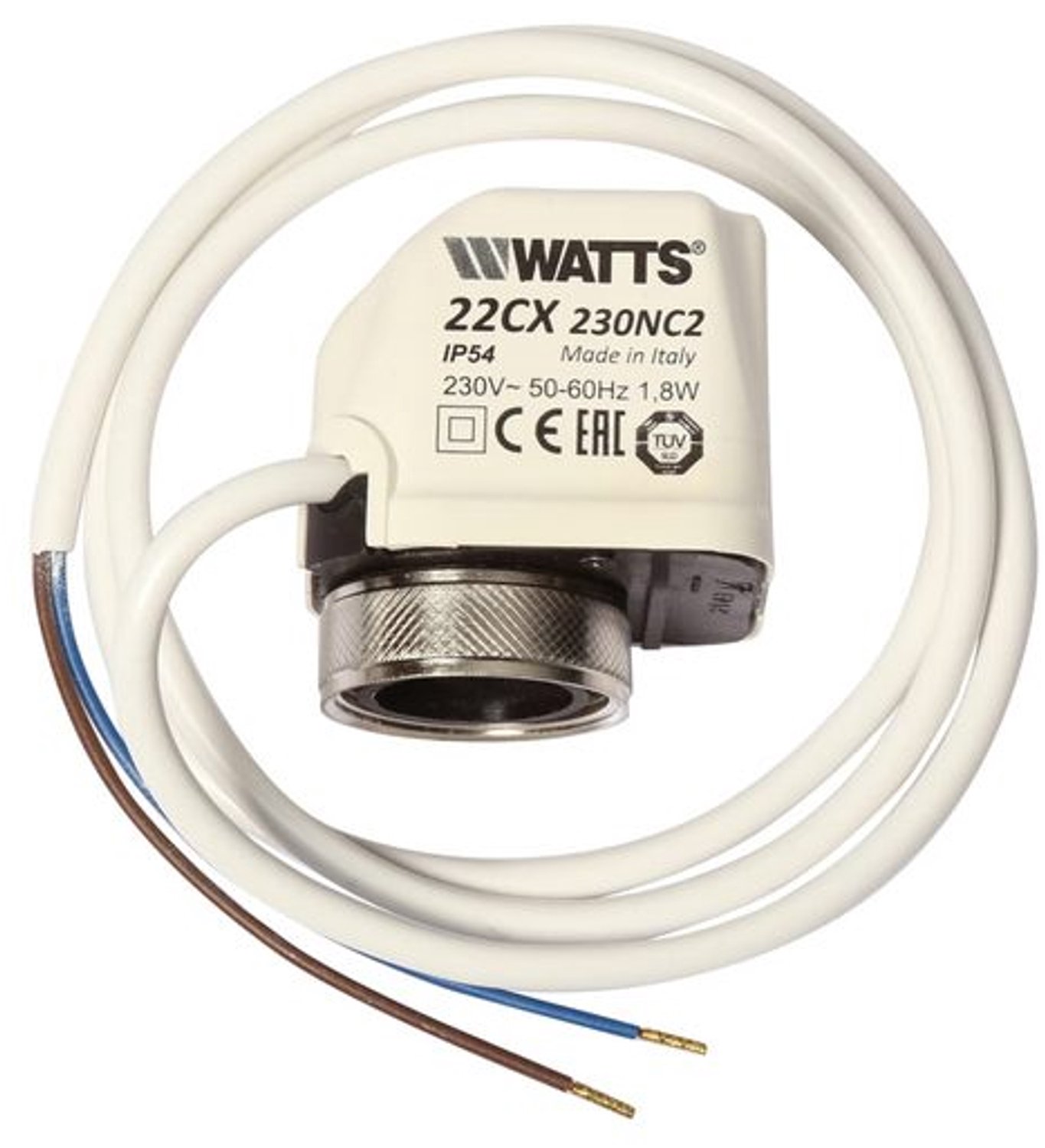 Elektrothermische Actuator 230V voor Verwarming