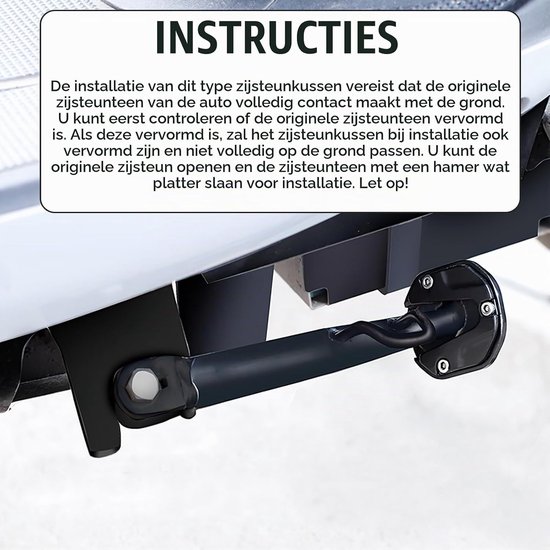 Aluminium Uitbreidingsplaat voor Motorsteun - Universele Verbreedbare Pedalen voor Betere Stabiliteit en Ondersteuning van de Motor — afbeelding 3