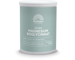 Mattisson - Magnesium Bisglycinaat Poeder - 11% Elementair Magnesium - L-Glycine - 200 Gram