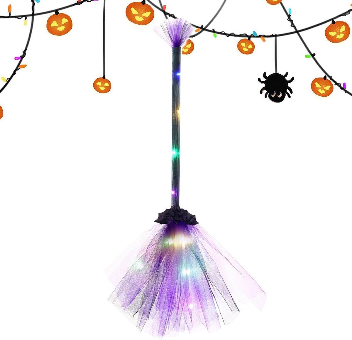 Bezem Mesh Op Batterijen Werkende Licht In Gewicht Feestdecoratie