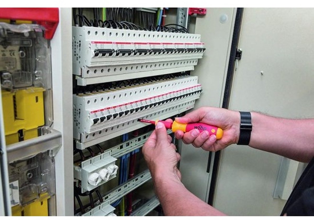 Elektrische koppeladapterset - Adapter voor momentsleutel - Voor gecontroleerd schroeven - Beschermd tegen spanning - 2.0 Nm - Geel rood