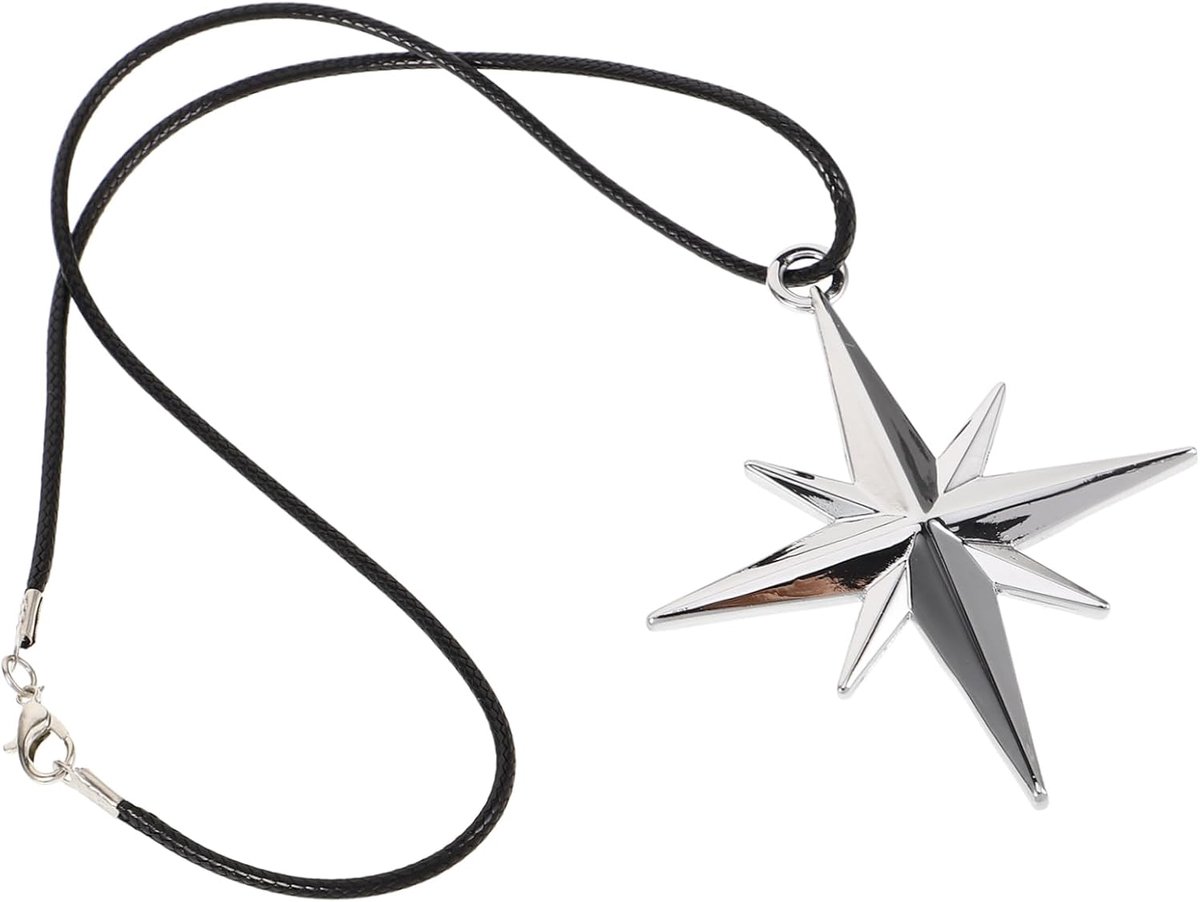 Compass Star Ornament Verstelbare Achteruitkijkspiegel Hangdecoratie Duurzaam Stijlvolle Auto Accessoire Voor Elk Interieur Eenvoudig Te Installeren