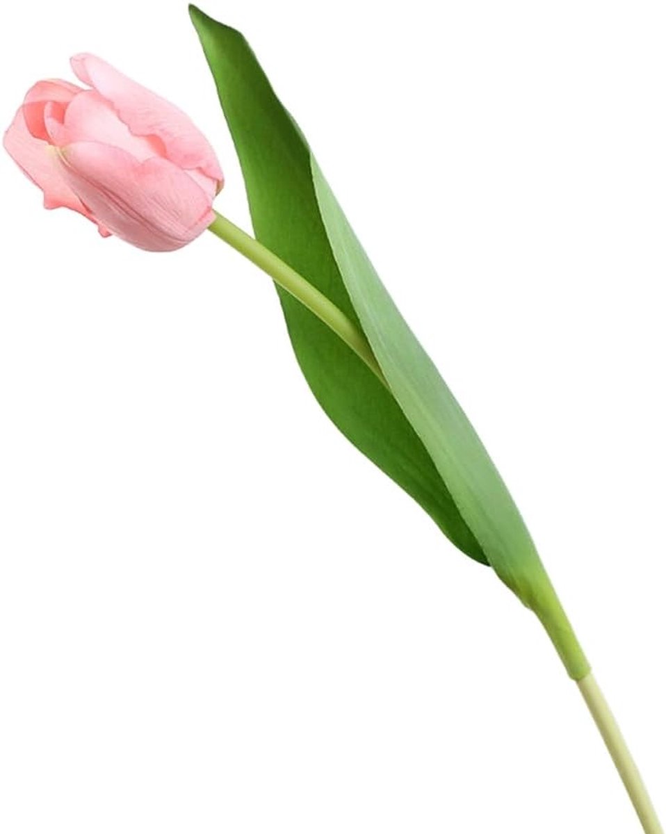Kunstbloemen, echte touch, bloem, lengte 35 cm, kunstplant, arrangement voor bruiloft, feest, kantoor, woondecoratie, boeketten, doe-het-zelf decoratie, roze #1, 10