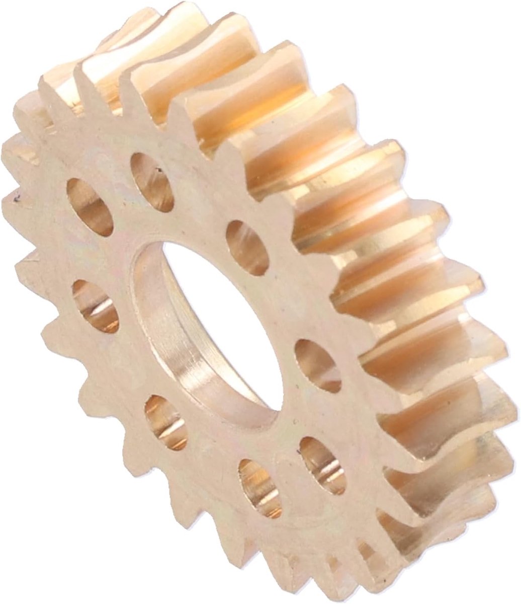 Aqxreight 24 Tand Messing Tandwiel 1.5 Modulus 14 Mm Middengat voor Motoraandijfingssystemen