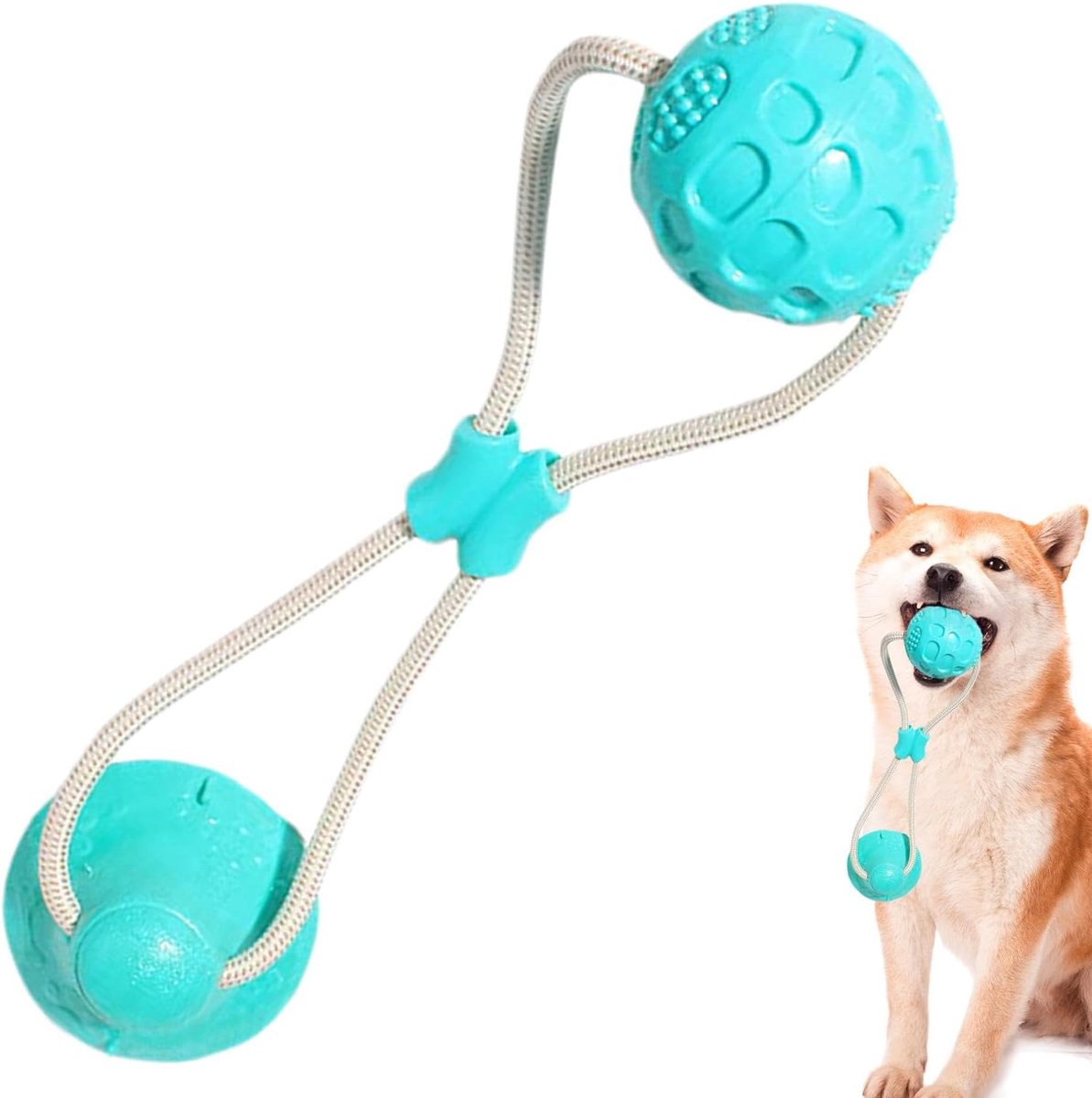 Trekspeelgoed met zuigkracht voor honden, kinderbijtjesspeelgoed