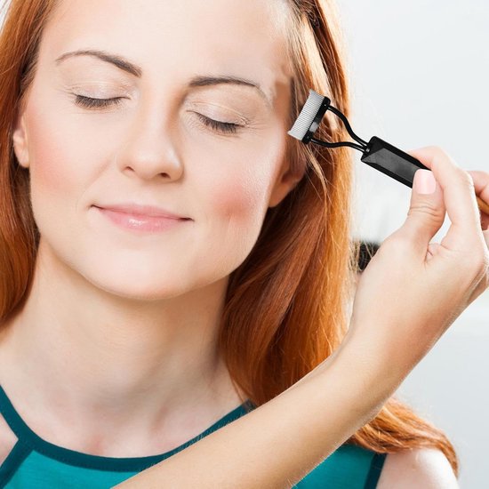 Ogen wimperkam, zwarte mascara-scheider — afbeelding 2