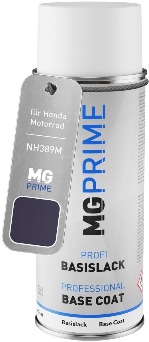 Spuitbus voor Motor Honda NH389M Bullet Silver Metallic Mat