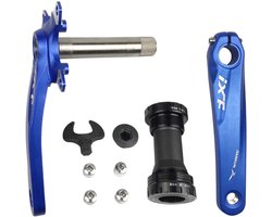 Fiets Crankset met Bottom Bracket van Aluminium