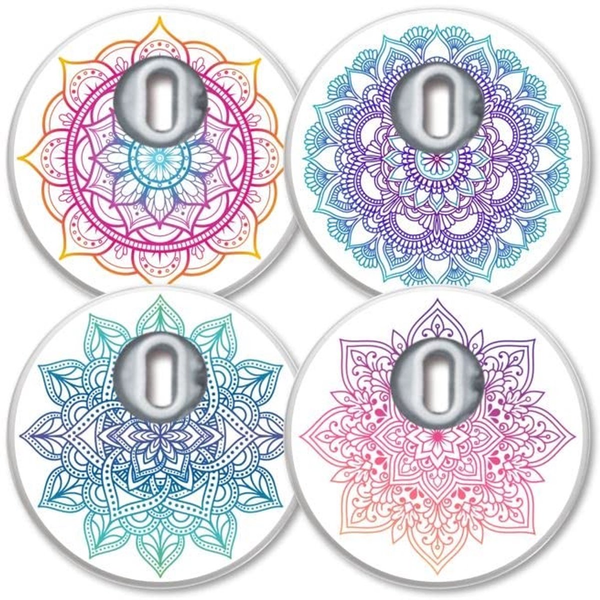 Freestyle Libre 3 Sensor Sticker Set van 4 - Mandala Design