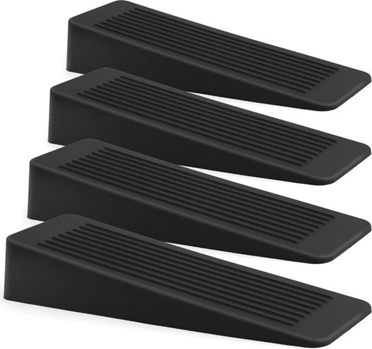 Deurstopper - 4 stuks - Antisliprubber voor alle vloertypen