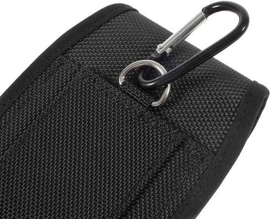 Cover Riem in Nylon met Twee Riemlussen Verticaal en Horizontaal voor Realme Q5I (2022) - Zwart — afbeelding 3