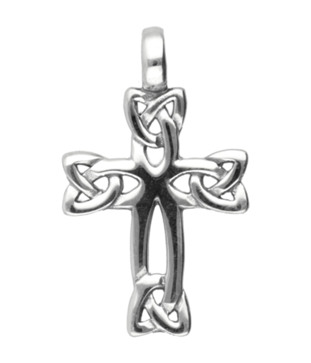 Zilveren Kruis gelust hanger