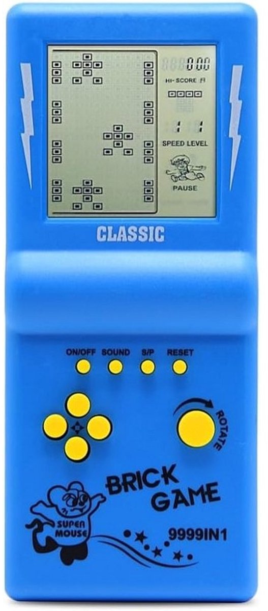 Retro Puzzelspel Console met 23 Klassieke Spellen en Groot Scherm