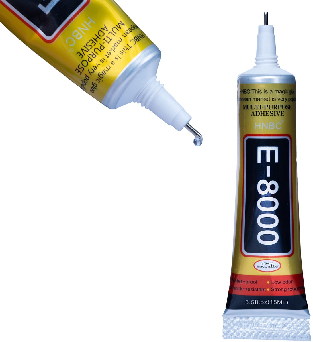 Universele lijm 15 ml - halfdoorzichtig - 70-85A hardheid - ideaal voor elektronica en modelbouw - ShopVlot