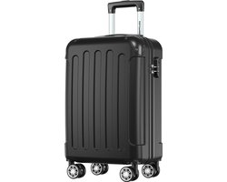 TRVLMORE Handbagage Koffer - 38L - Cijferslot - Lichtgewicht - Trolley - 54 × 34 × 20 cm - Past binnen 55 × 40 × 20 cm - Zwart