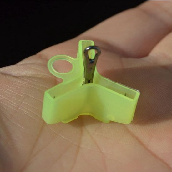 100 Stuks Vissen Haak Beschermers, Treble Haak Covers voor Bescherming en Organisatie van Visspullen (Groen) — afbeelding 2