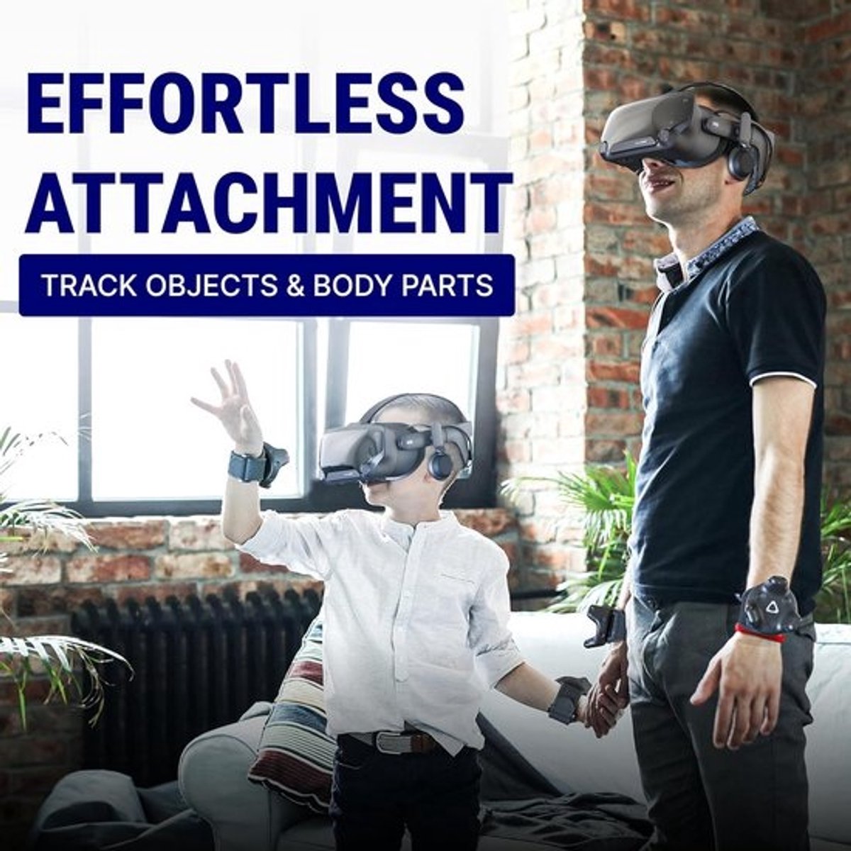 Verstelbare VR-trackerband voor Full Body Tracking in Virtual Reality