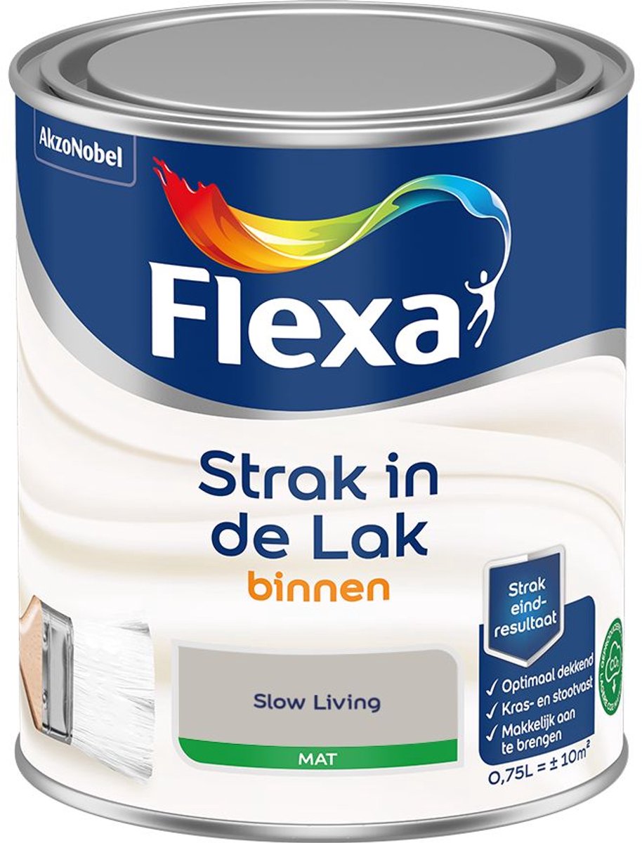 Flexa - Strak In De Lak Binnenlak Mat - Slow Living - 750 Ml - Kleur Van Het Jaar 2027