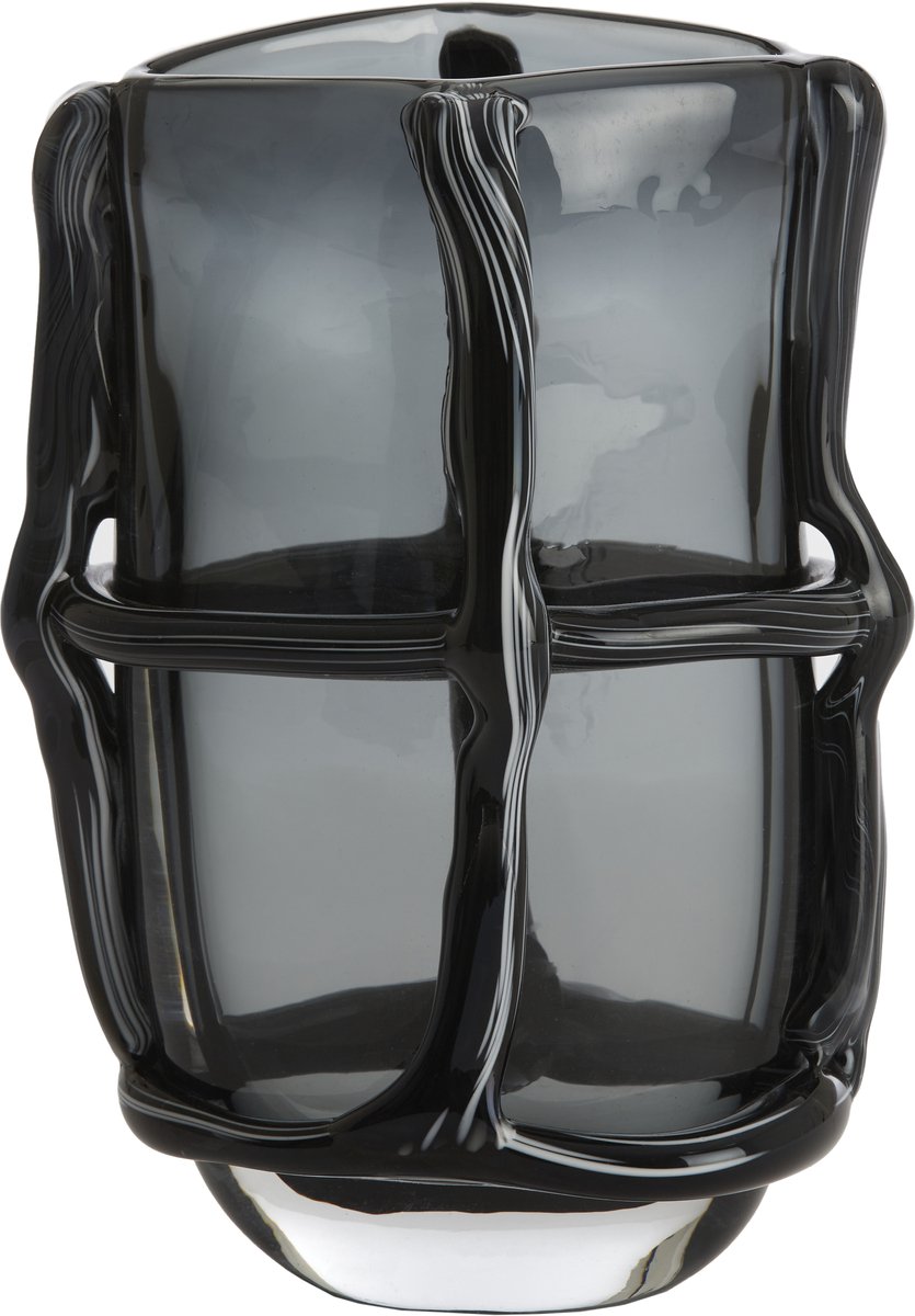 Light & Living Vaas ASHORO - 20.5x13x29cm - Grijs