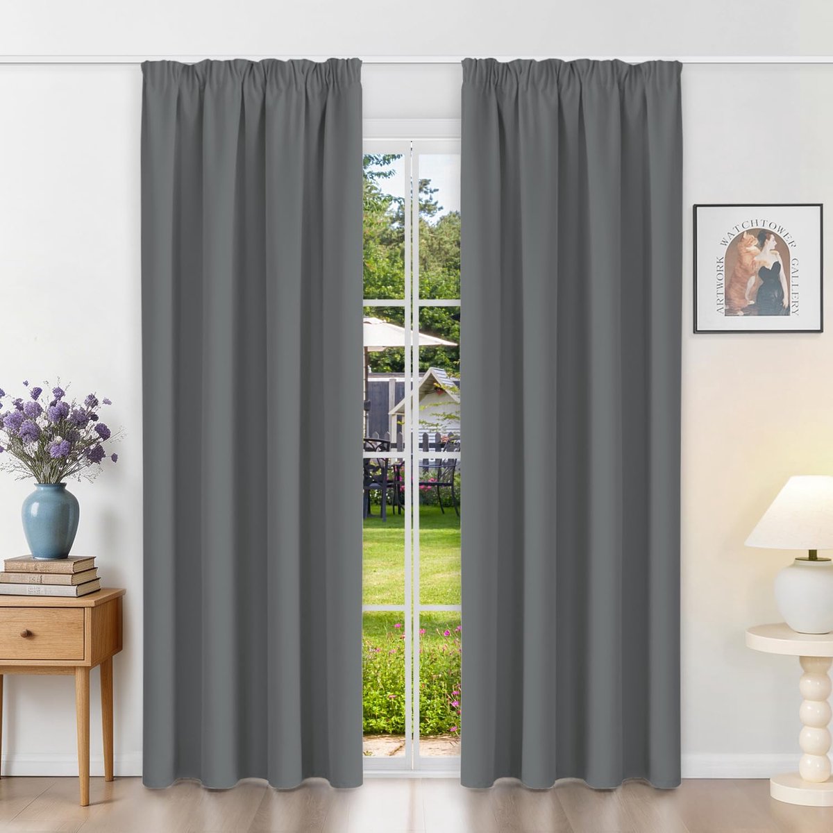 Thermische verduisteringsgordijnen 135x250 cm - verduisterend - energie besparend - ShopVlot