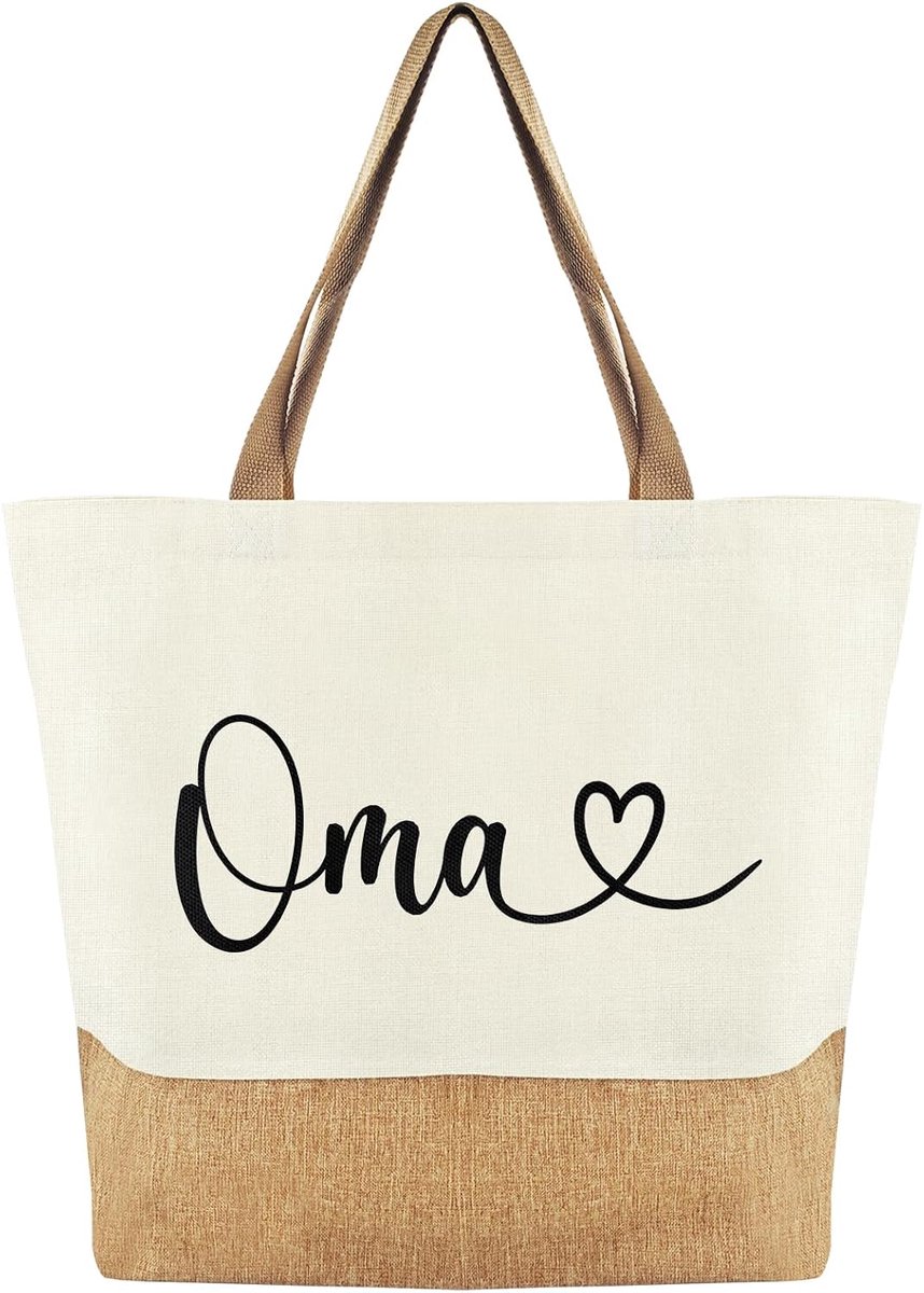 Jute tas voor vrouwen, stoffen tas, cadeau voor dames, jute katoenen tas, boodschappentas, cadeau voor vrouwen, vriendin, gepensioneerde voor verjaardag, feest