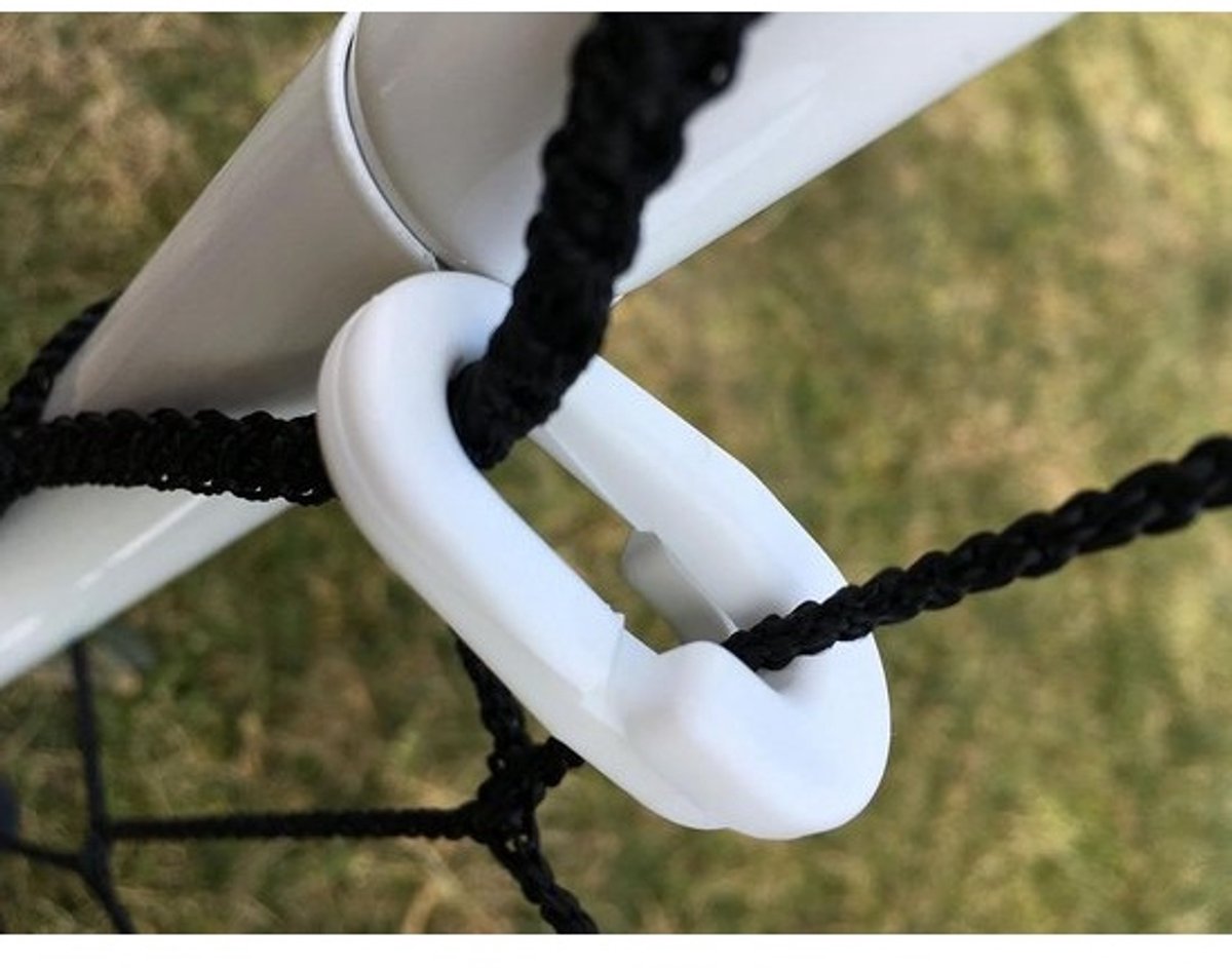 UV-behandelde Kunststof Clips voor Sportnetten en Voetbaldoelen - Set van 300 stuks in Wit