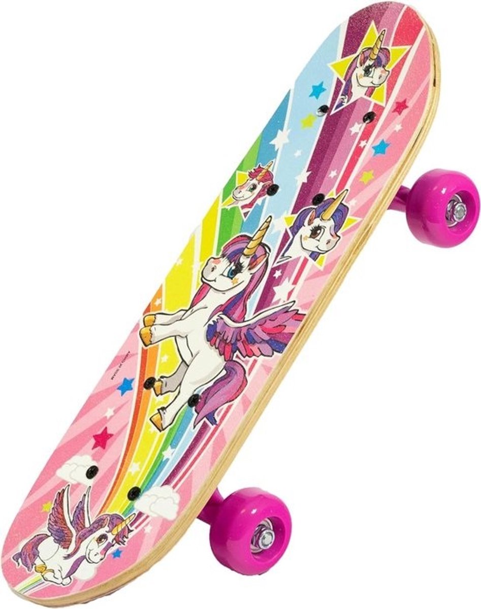 Unicorn Skateboard 17X5 INCH diverse ontwerpen en kleuren - kinderskateboard met eenhoornprint