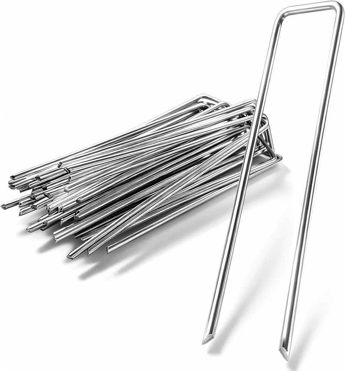 Tentpinnen 30 stuks, Grondpennen Stabiel 150x25 mm Erdanker
