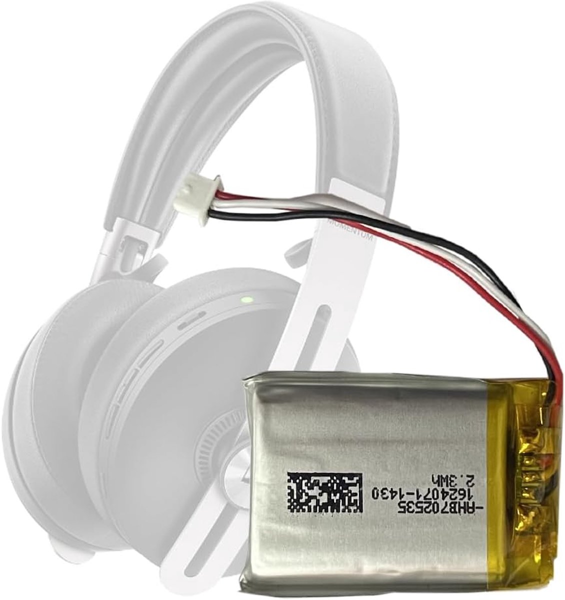 AHB702535 compatibel met Senn heiser Momentum 3.0 M3AEBT M3IETW Wireless Gaming Headset