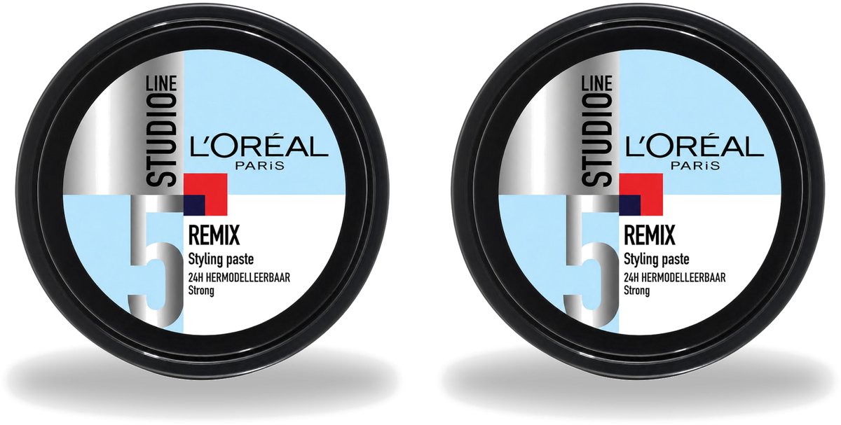 2 x L'Oréal Paris - Studio Line Remix - Wax - Sterke Fixatie - 150 ml - Voordeelverpakking - 2 stuks