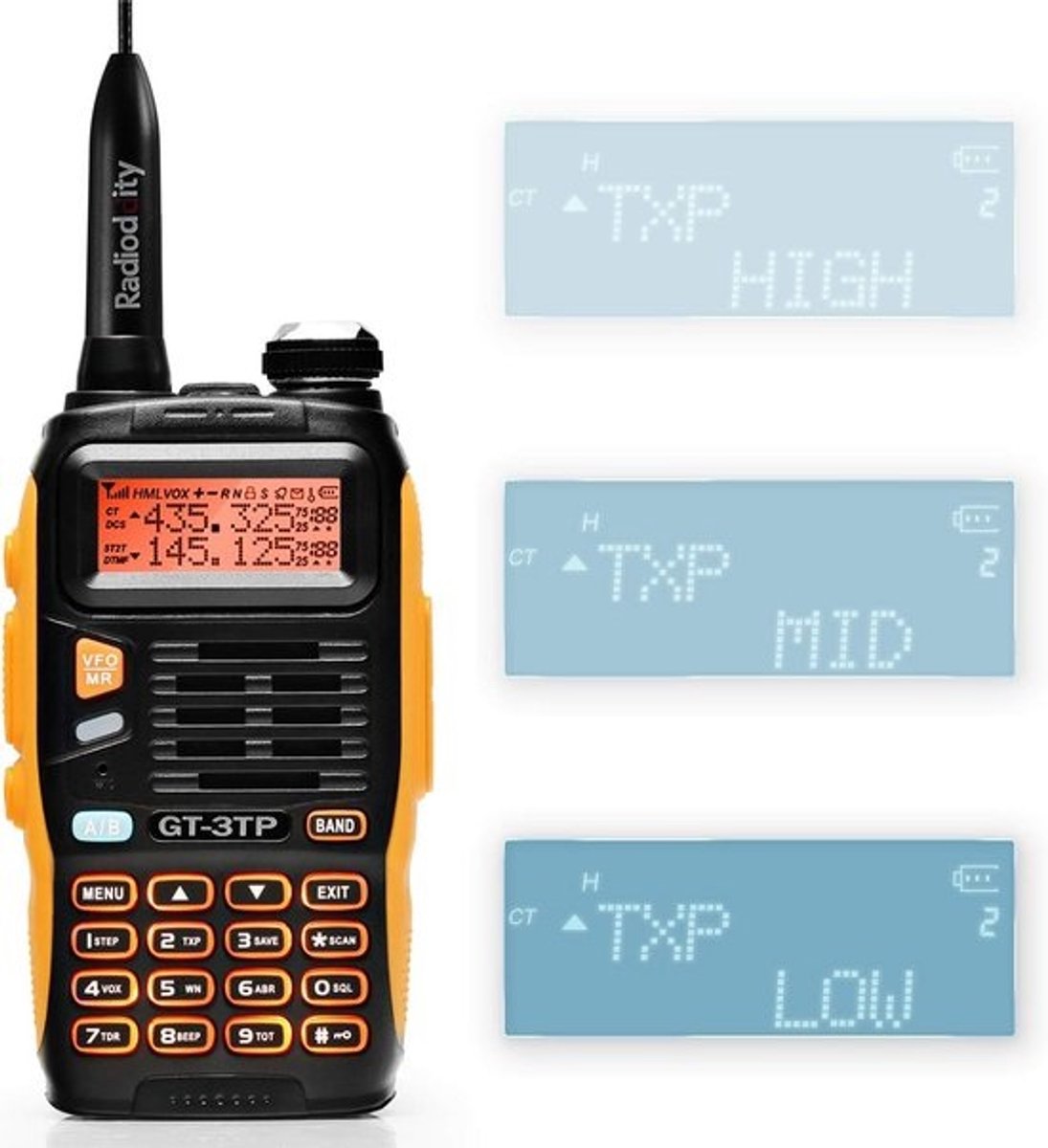 Dualband Portofoon VHF-UHF Krachtige Handheld Radio 8W