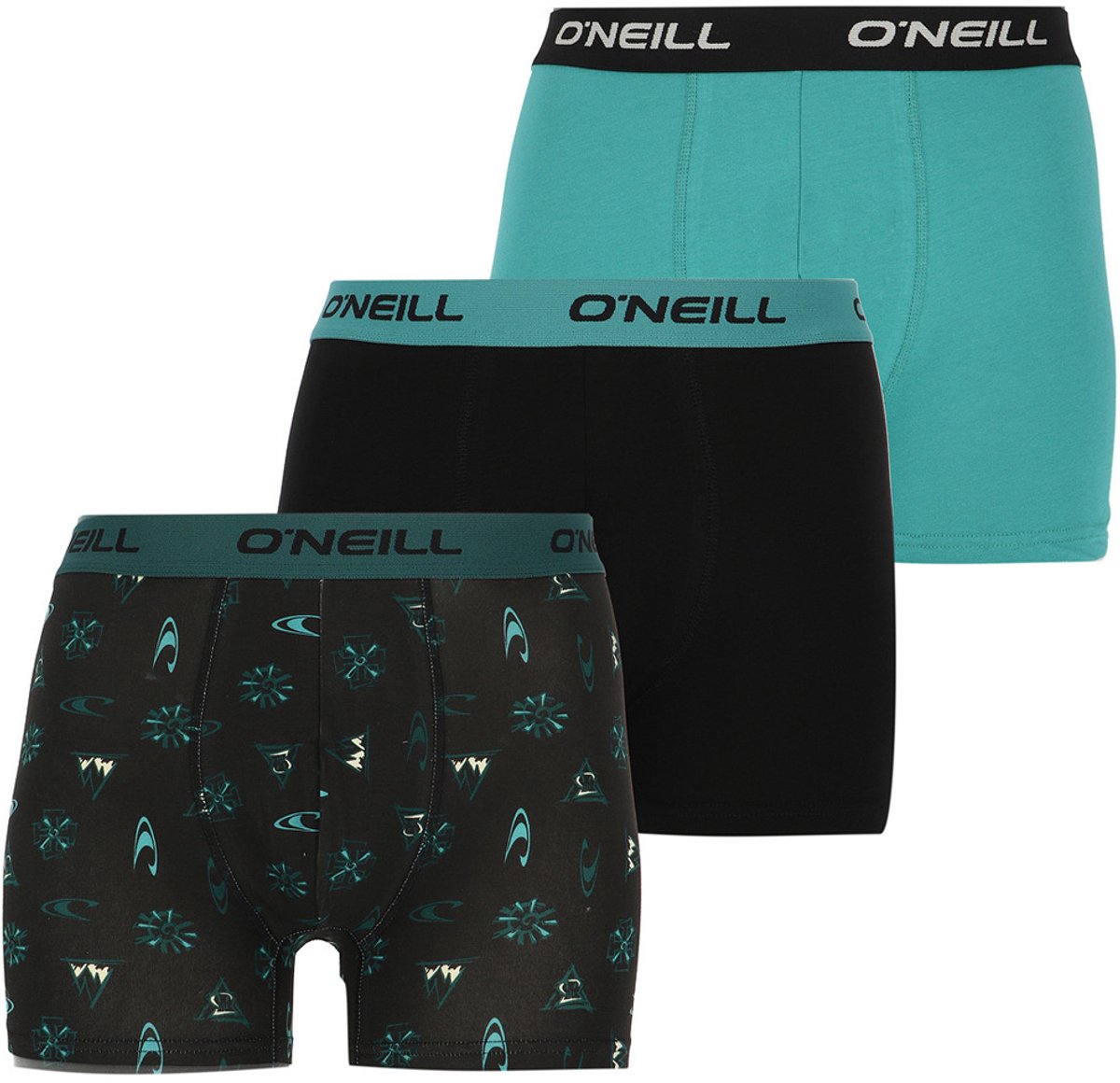 Heren Boxershorts | Frozen Water | Merk: O'neill | Kleur: Blauw | Maat: S T/M Xxl | 9 Pack