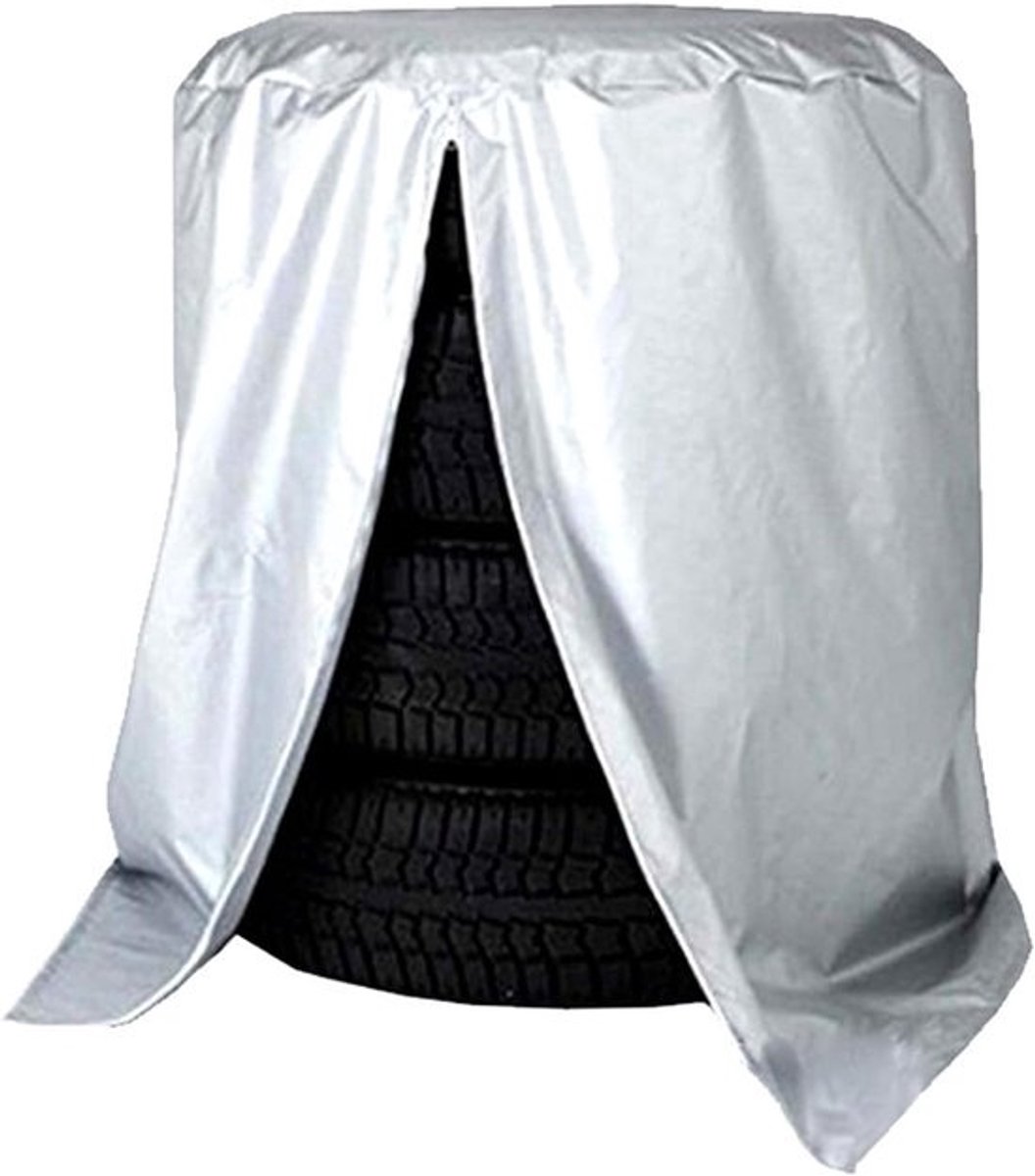 Autobandenhoezen - Bandenbeschermers - Banden Opslag - Waterdicht Oxford Materiaal - 73x110cm - Zilver